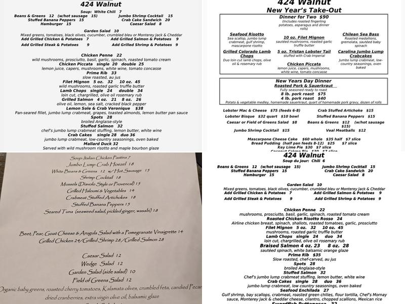 424 Walnut, Sewickley Menu, Reviews (238), Photos (67) Restaurantji
