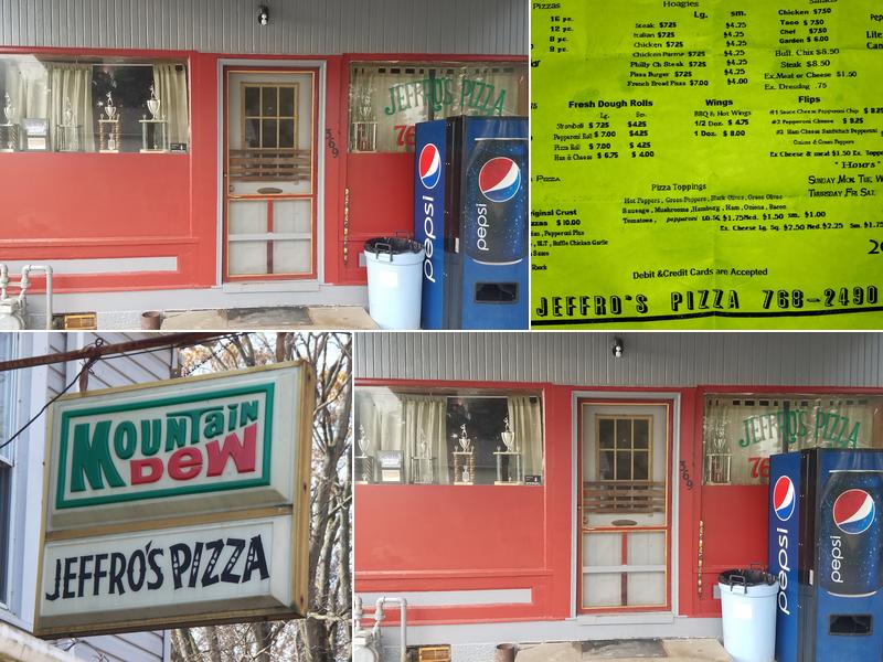 Jeffro's Pizza 369 3rd St, Bergholz
