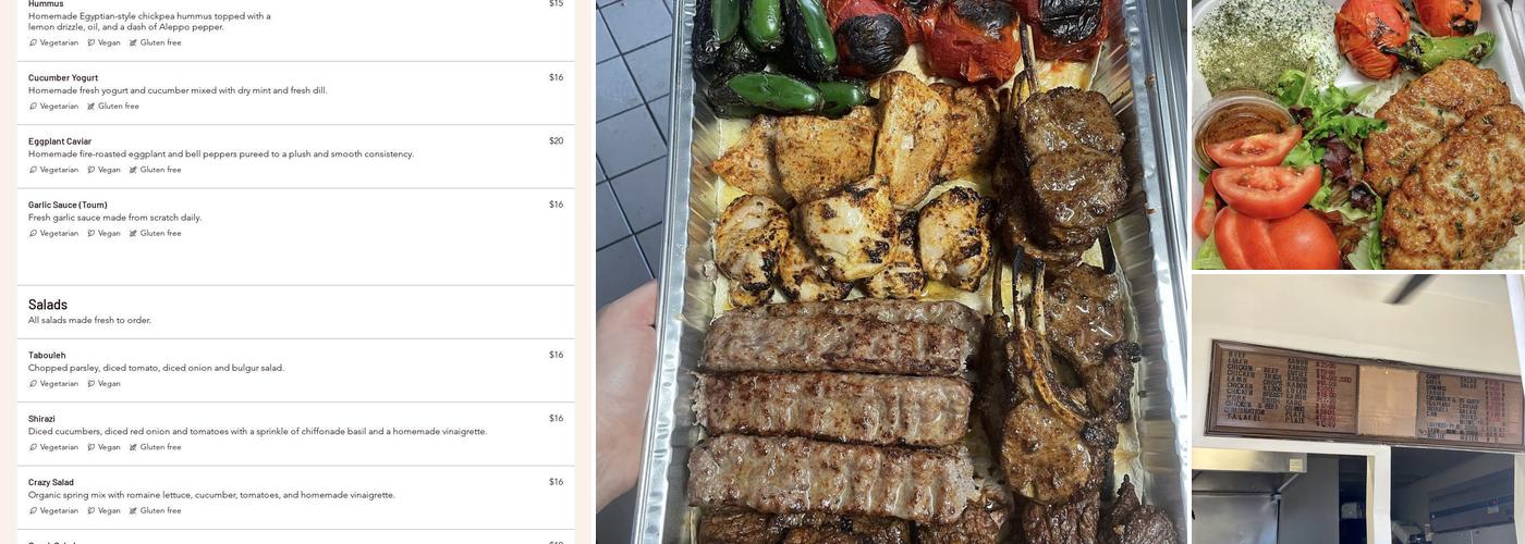 Mini Kabob Menu