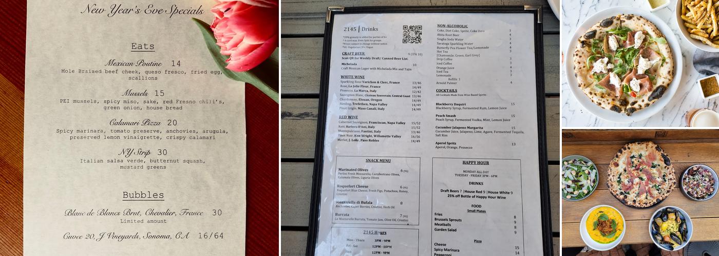 2145 EATS Menu