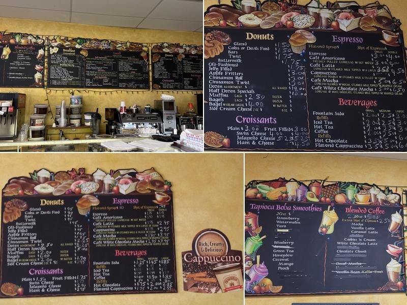 Kelly's Donuts & Burgers Menu