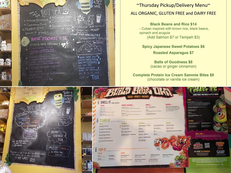 Abeille Voyante Tea Co Menu