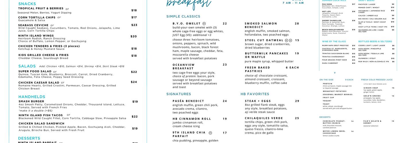 Blend Menu