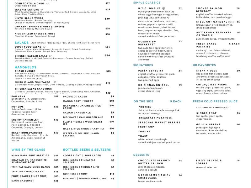 Blend Menu
