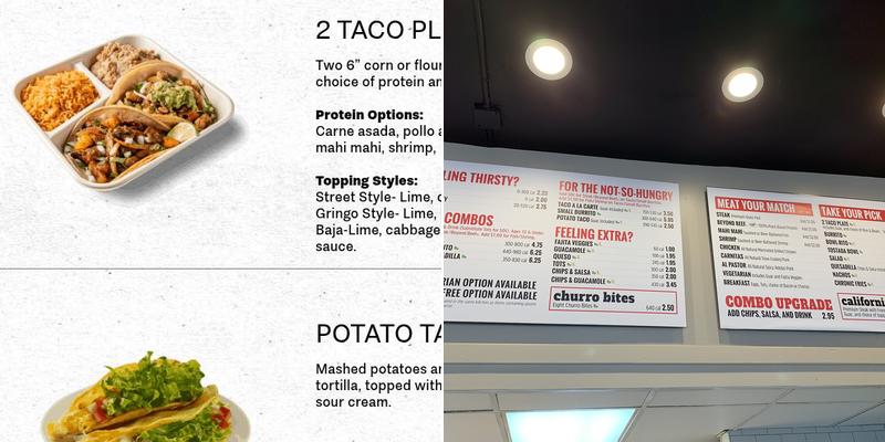 Chronic Tacos Menu