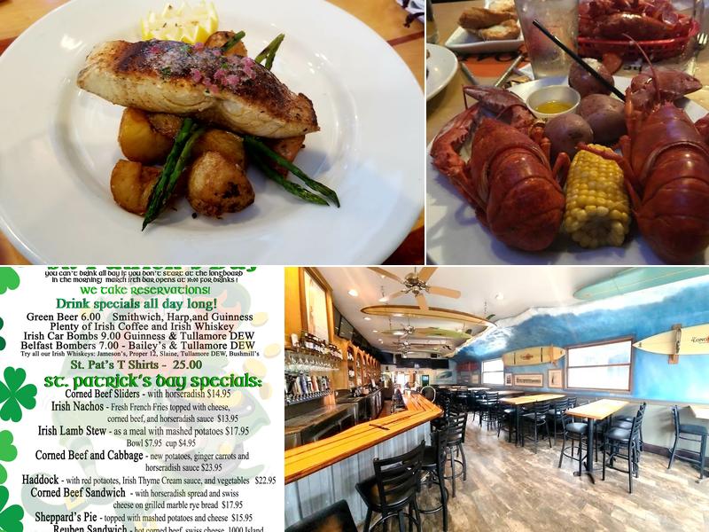 Longboard Restaurant & Pub Menu