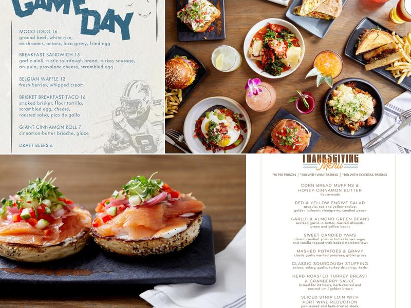 Pacific Hideaway Menu