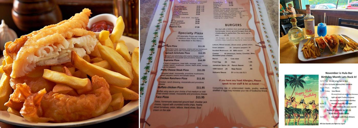 Hula Bar & Grill Menu