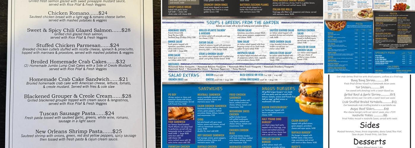 Bee'z Bistro & Pub Menu