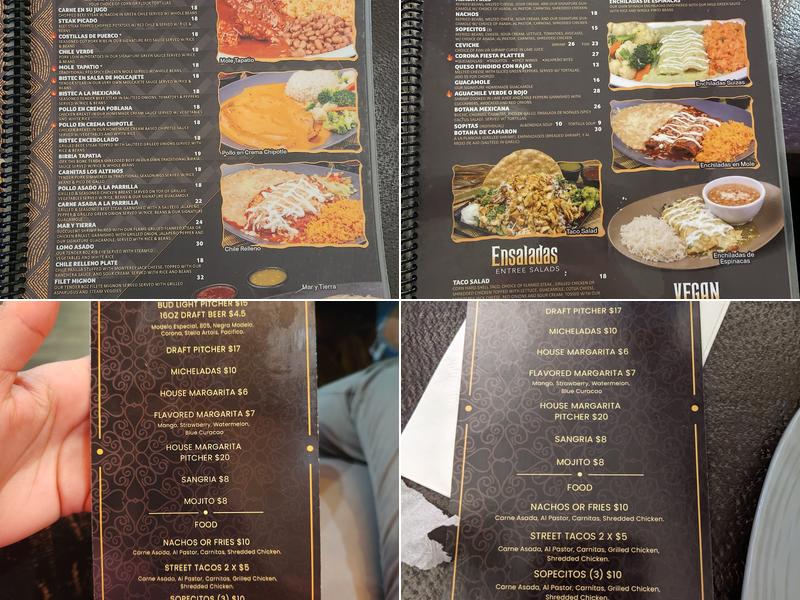La Corona Bar And Grill Menu