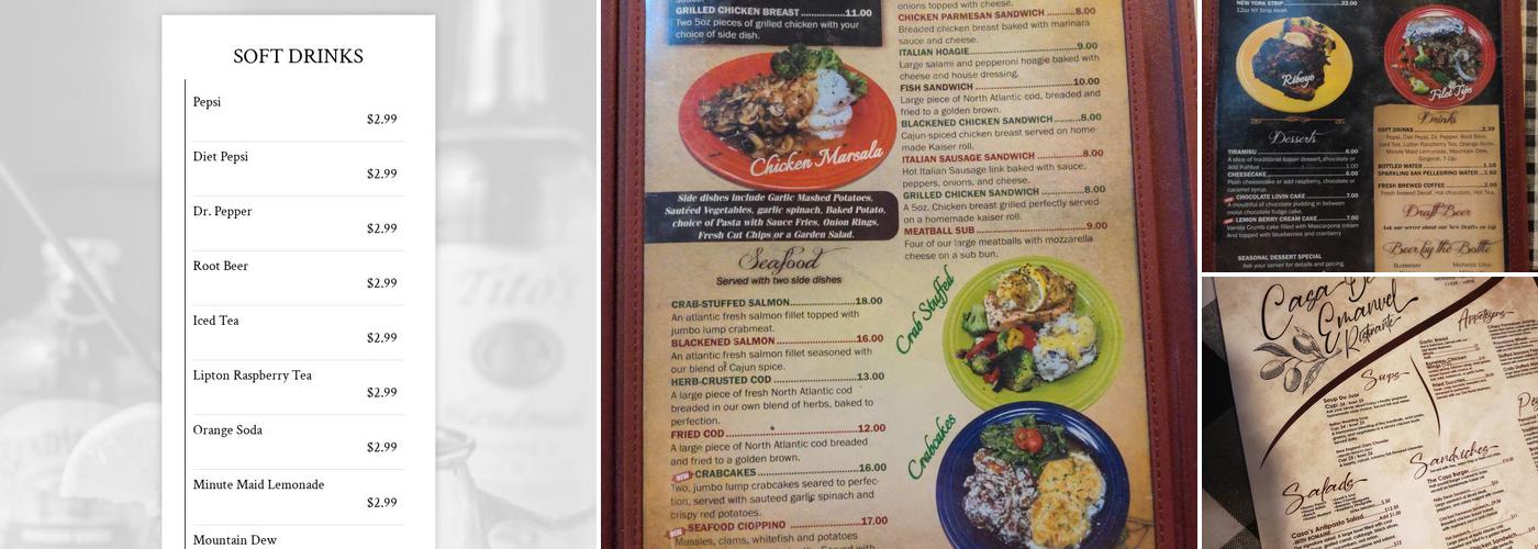 Casa De Emanuel Menu