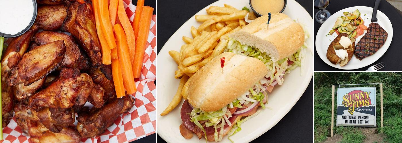 Sunny Jim's Tavern est 1934 Menu