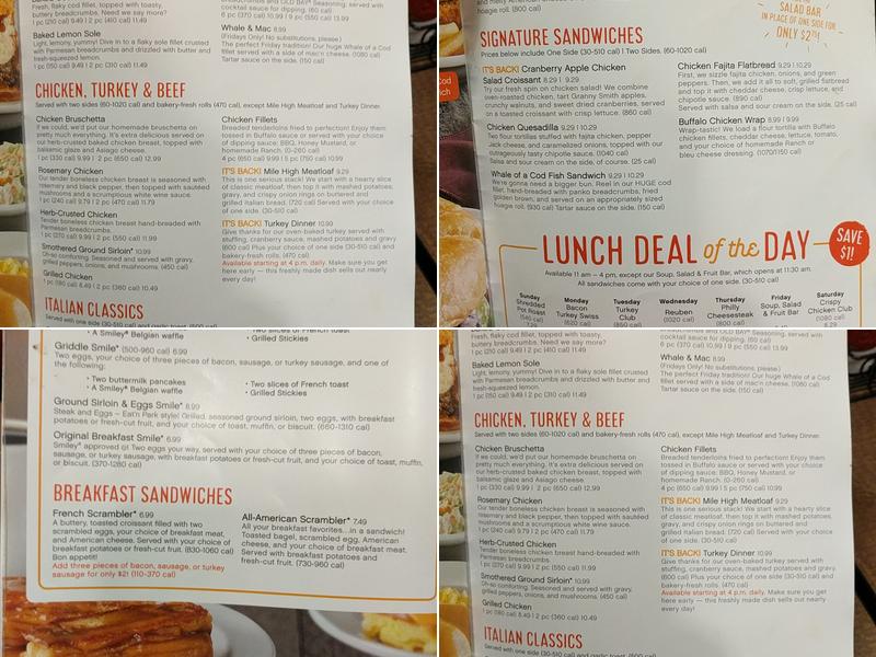 Eat'n Park Menu