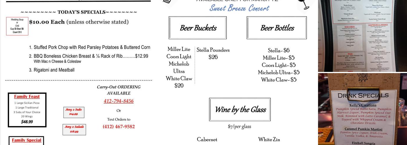Route 28 Bar & Grill Menu