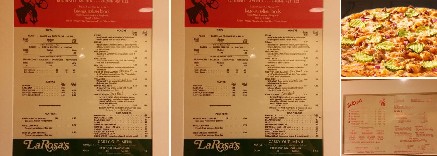 LaRosa's Pizza Mt. Orab Menu