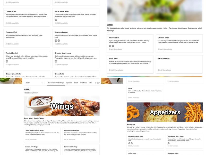 Hot Box Pizza & Wings Menu