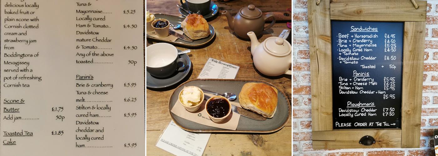 Truly Scrumptious of Looe Menu