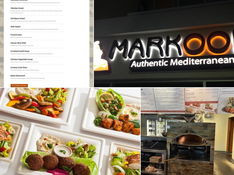 Markook Authentic Mediterranean Eats Menu