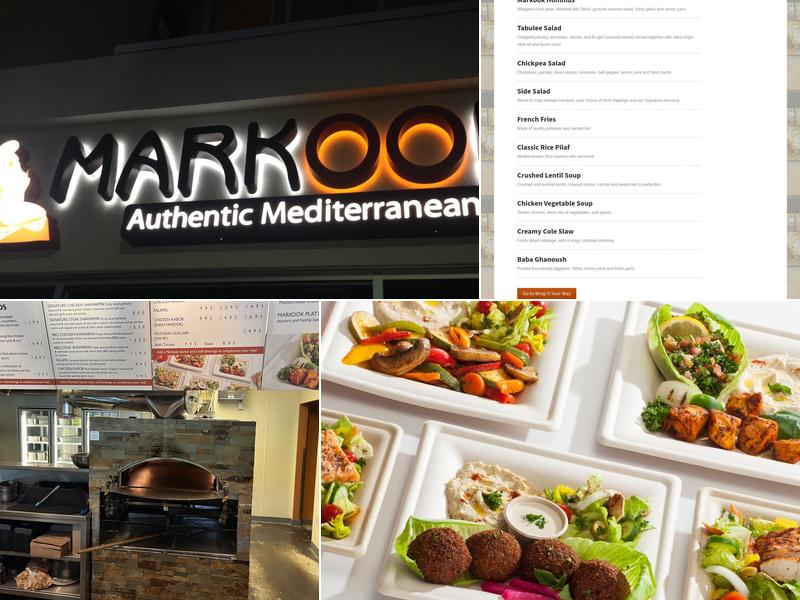 Markook Authentic Mediterranean Eats Menu