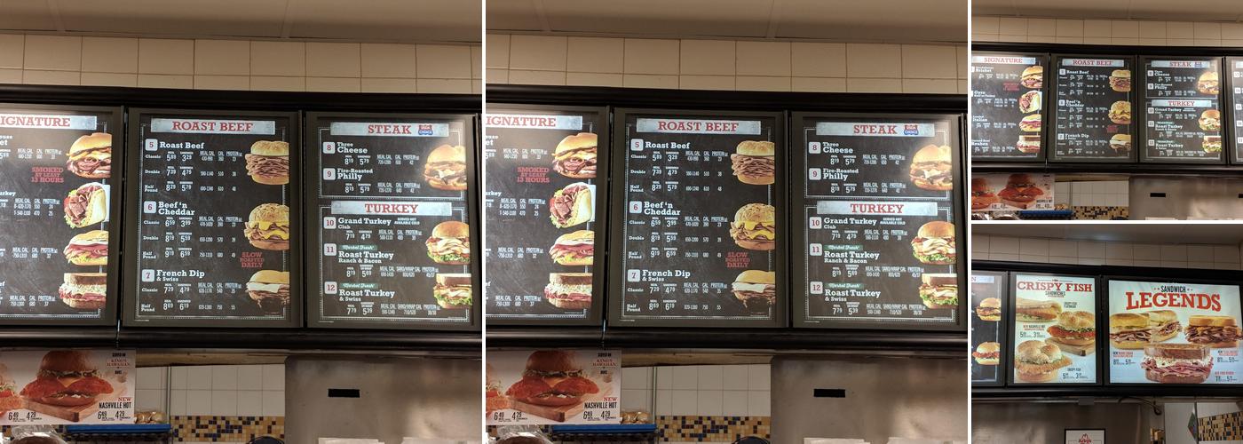 Arby's Menu