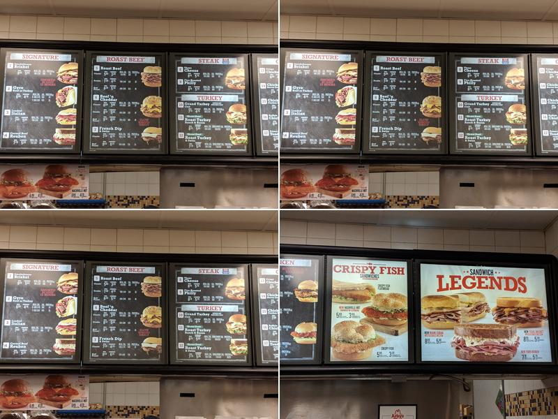 Arby's Menu