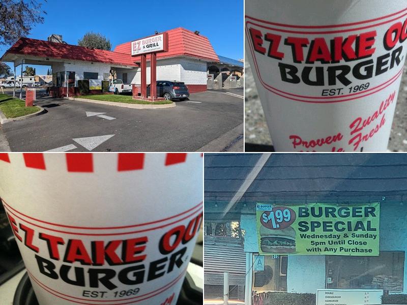 Ez Take Out Burger 515 N Mountain Ave, Upland