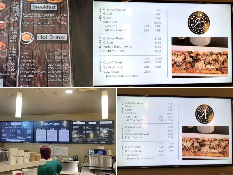 Gateway Deli & Cafe Menu