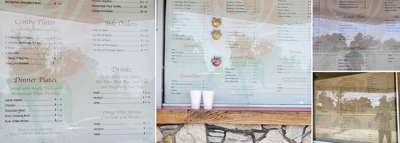 Juanita's III Menu