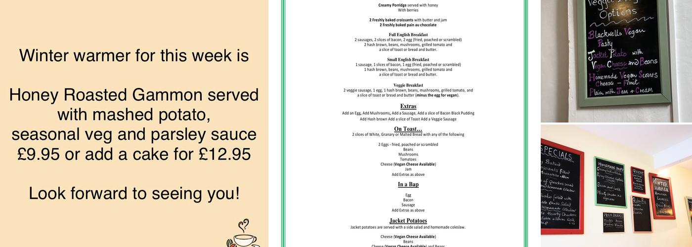 Coffee on the Square Menu