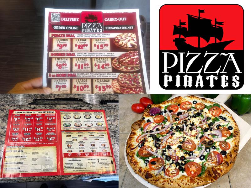 Pizza Pirates Menu
