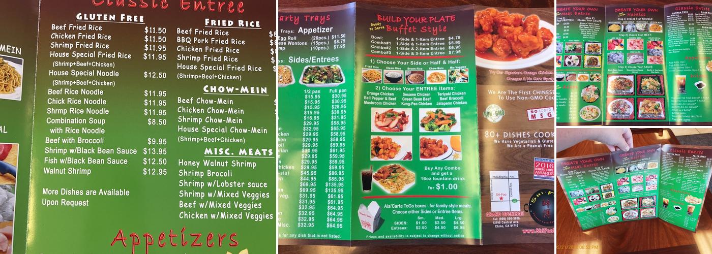 Shi Foo Menu