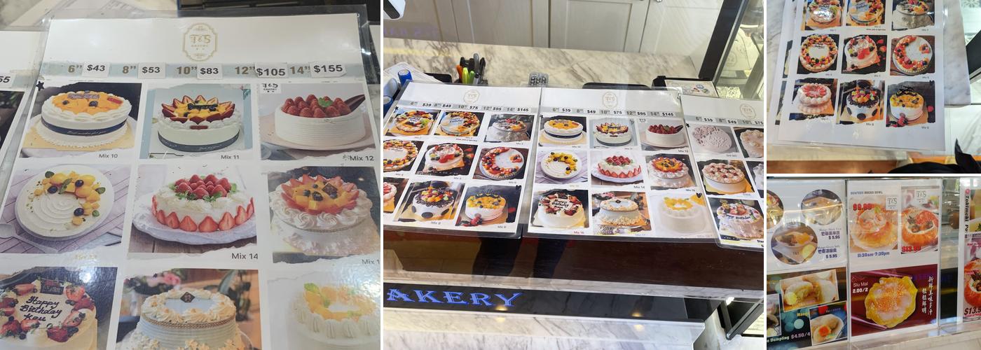 T & 5 Bakery Cafe Menu