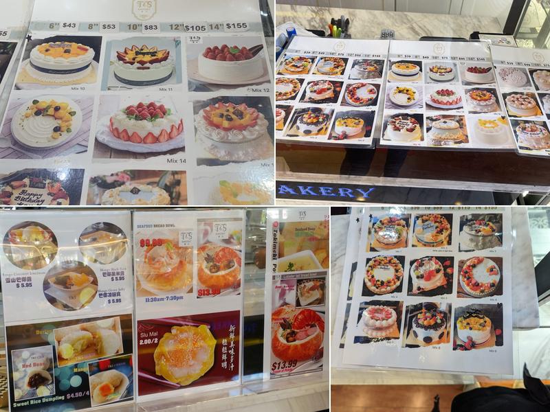 T & 5 Bakery Cafe Menu