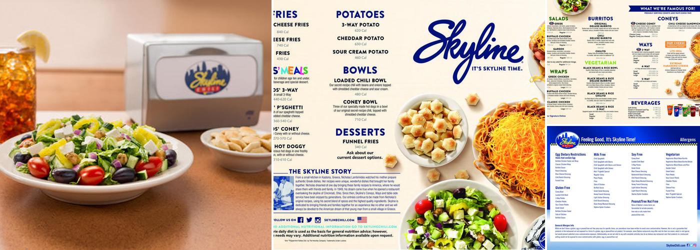 Skyline Chili Menu
