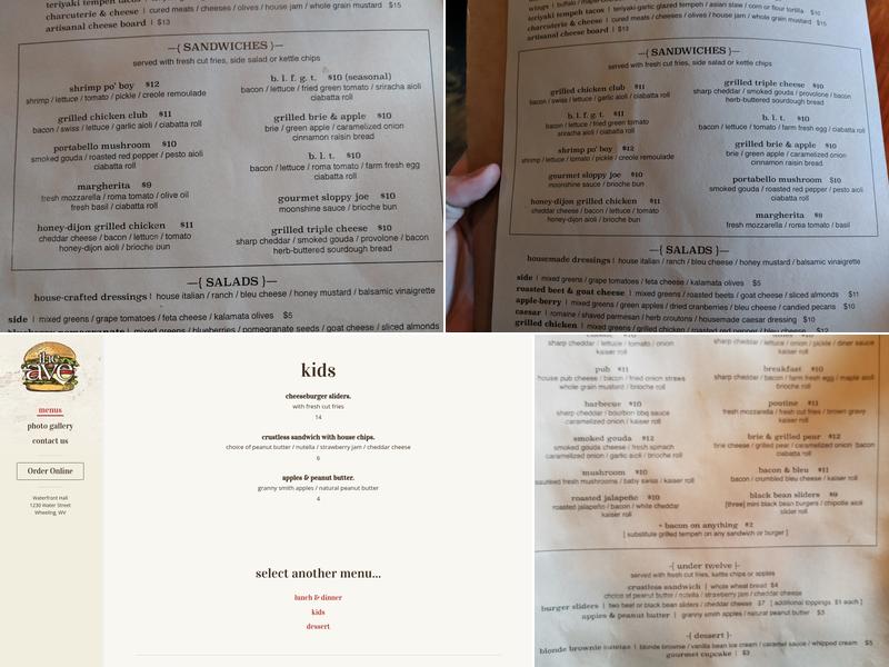 Avenue Eats Menu
