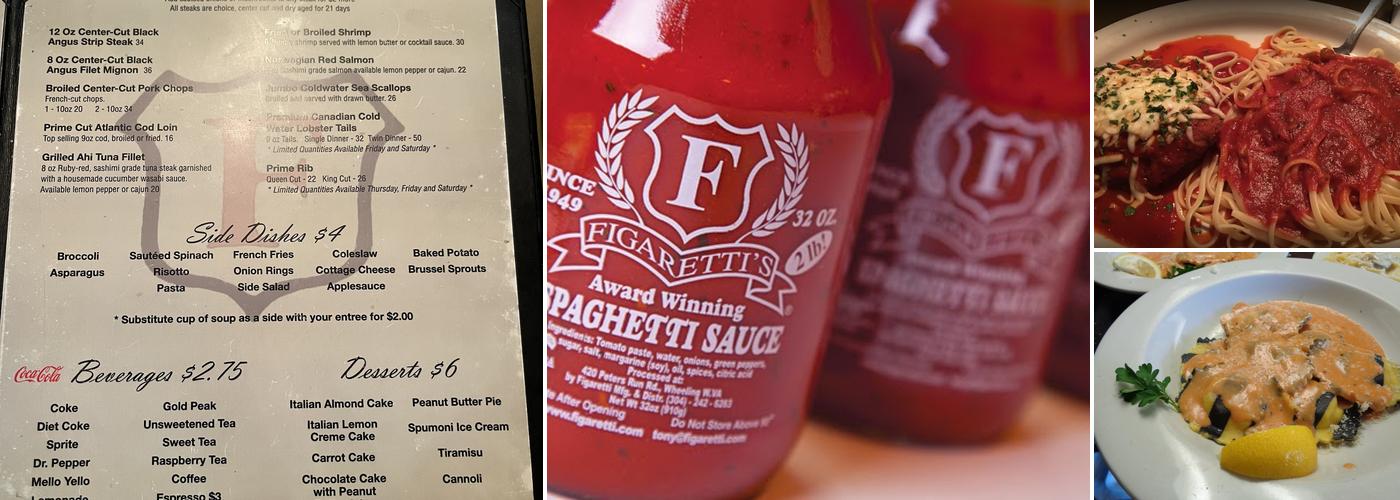 Figaretti's Restaurant Menu
