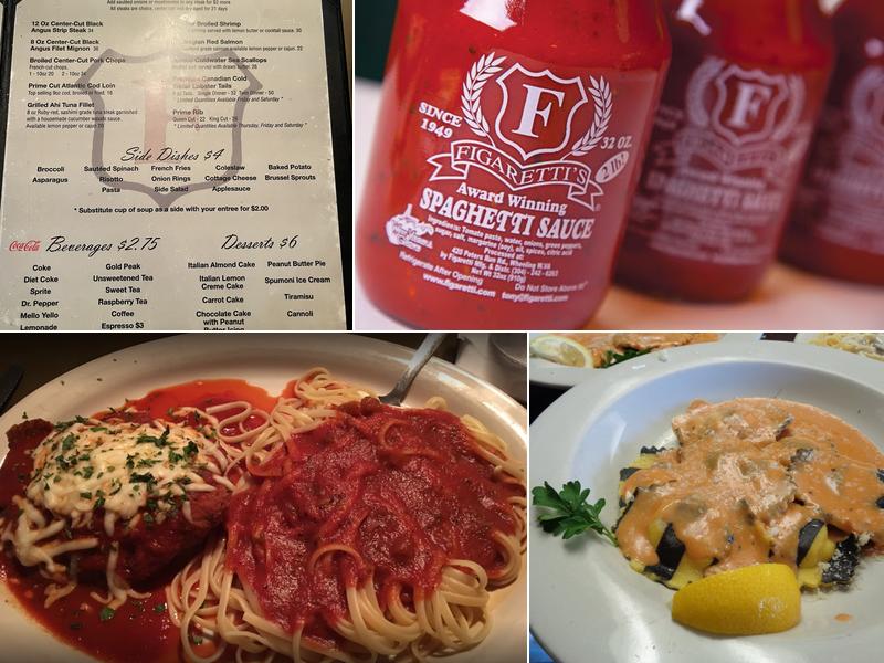 Figaretti's Restaurant Menu