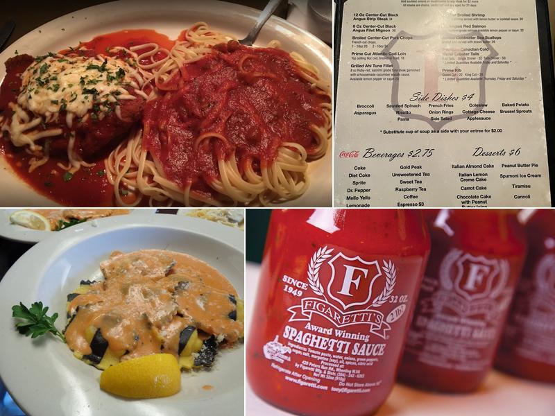 Figaretti's Restaurant Menu