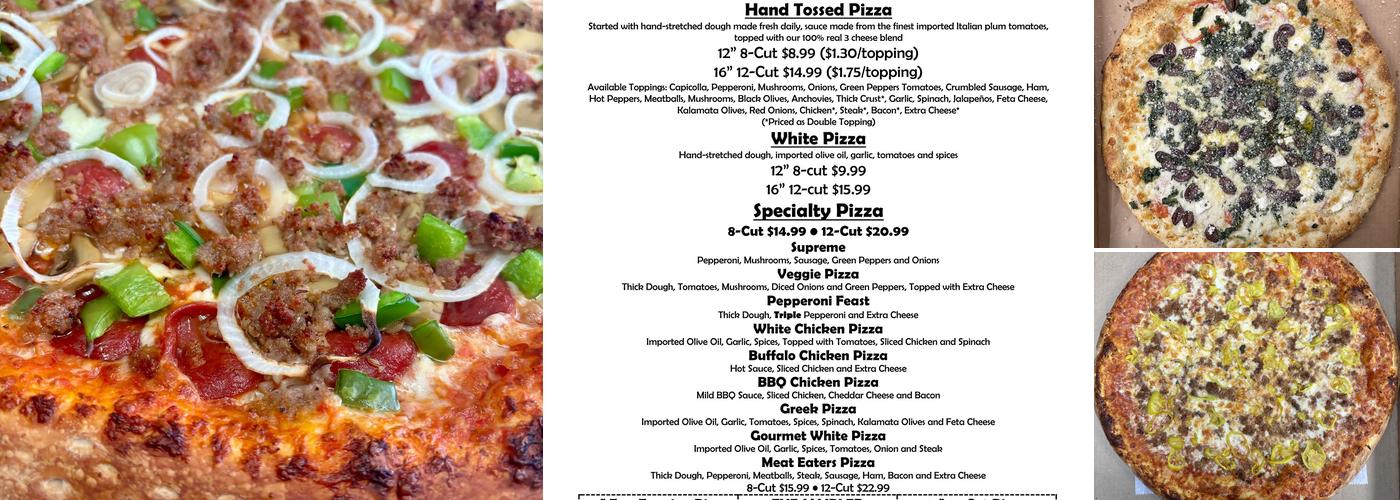 The Pizza Company Menu