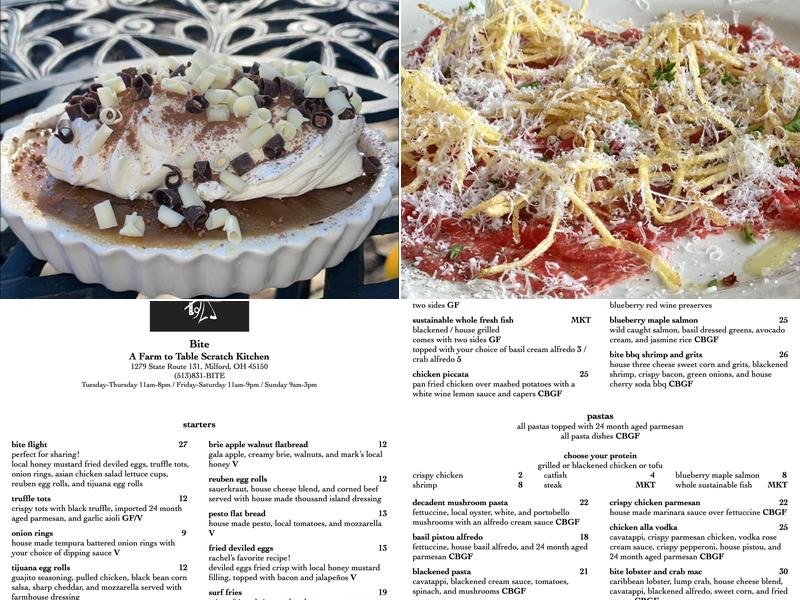 Bite Menu