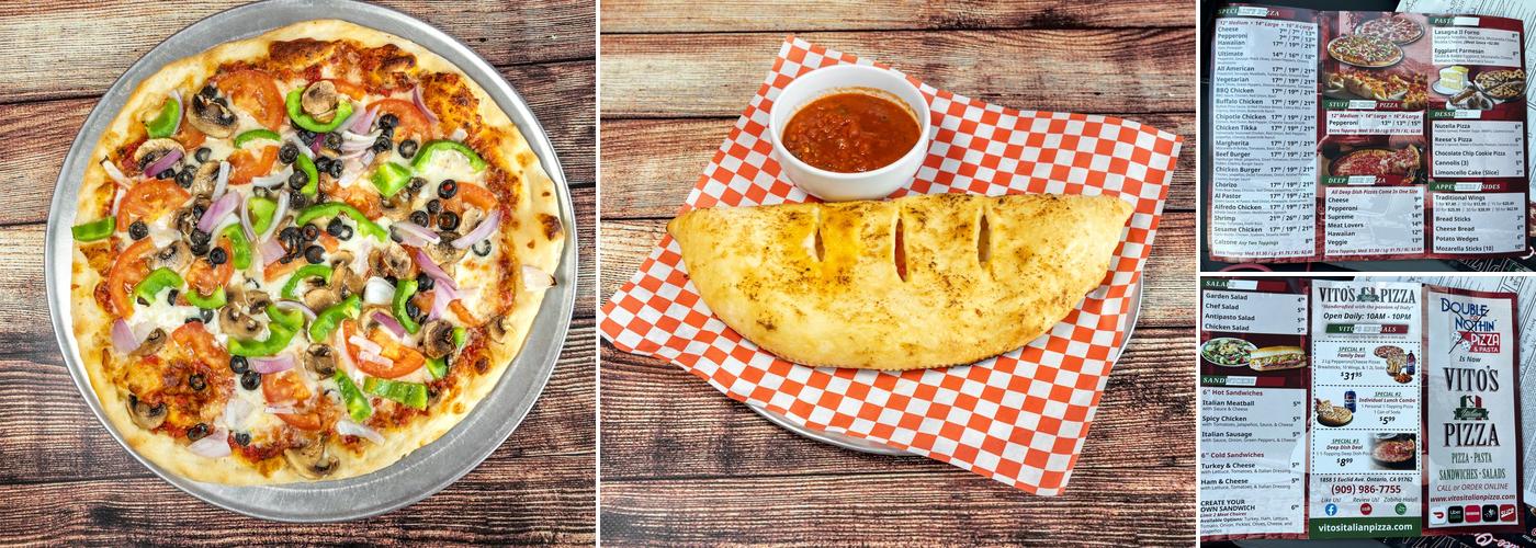Vito's Italian Pizza Menu