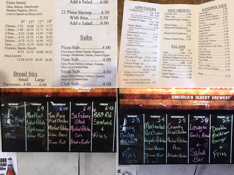 Creek-Side Drive 'n' Go Menu