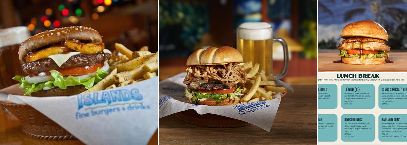 Islands Restaurant Corona Menu