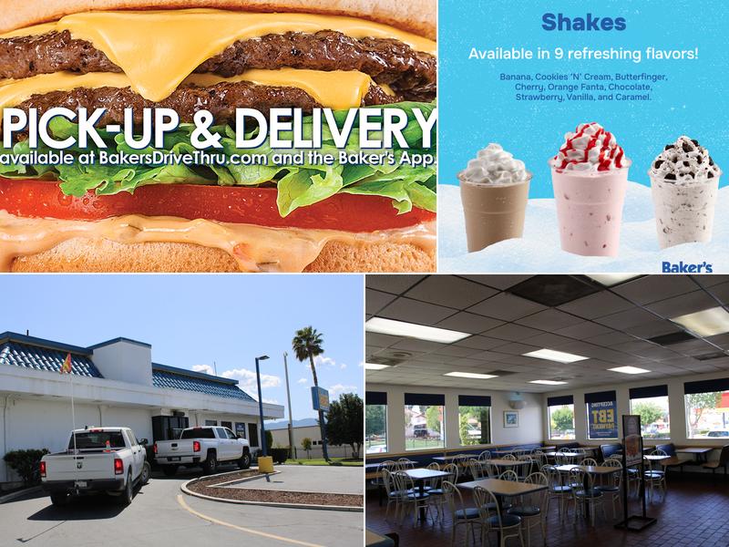 Baker's Drive-Thru Menu
