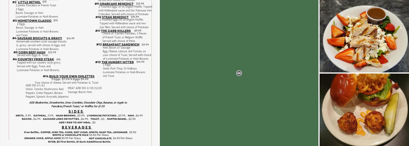 The Fresh Fork Cafe Menu