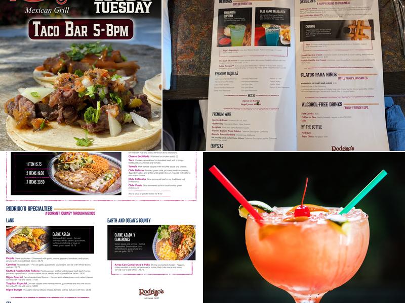Rodrigo's Mexican Grill Menu