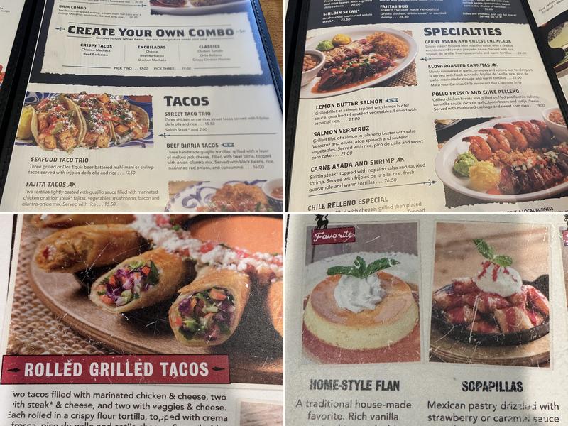El Torito Menu