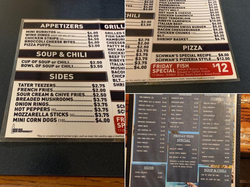 The Oasis Restaurant Menu