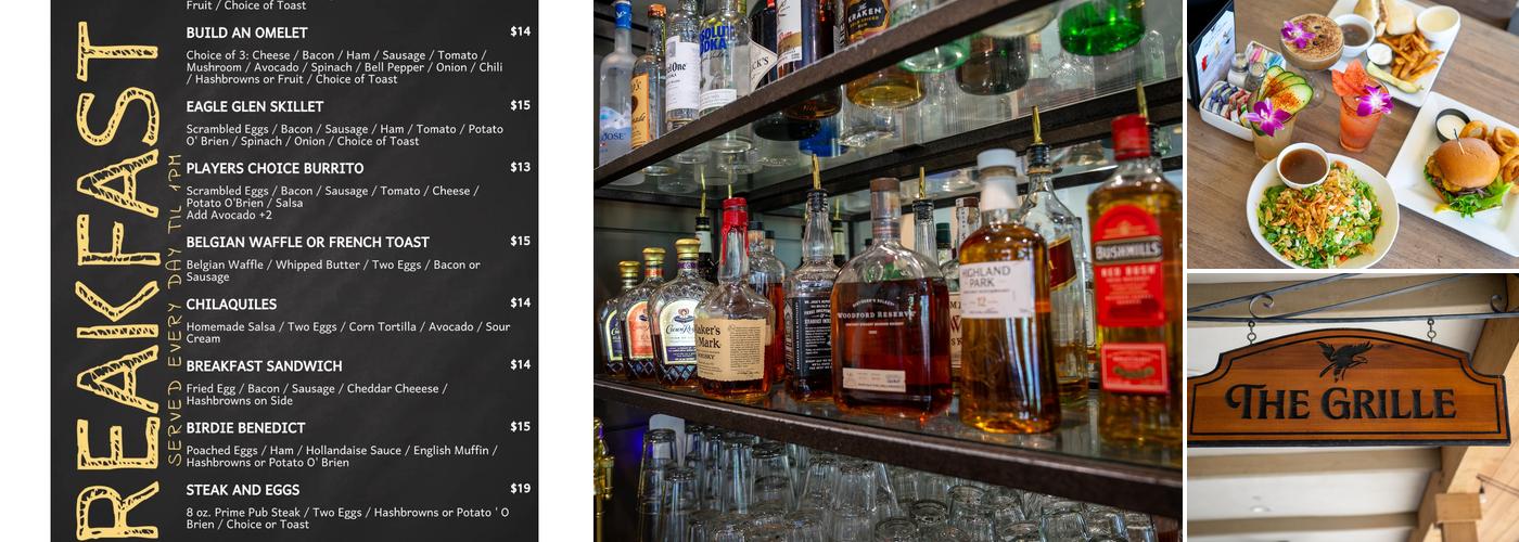 Grille At Eagle Glen Menu