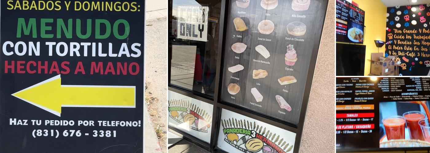 Deli-Café 3 Hermanos Menu